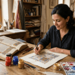 What Illuminated Manuscripts Taught Andrea Vella Borg About Pattern, Colour and Craft